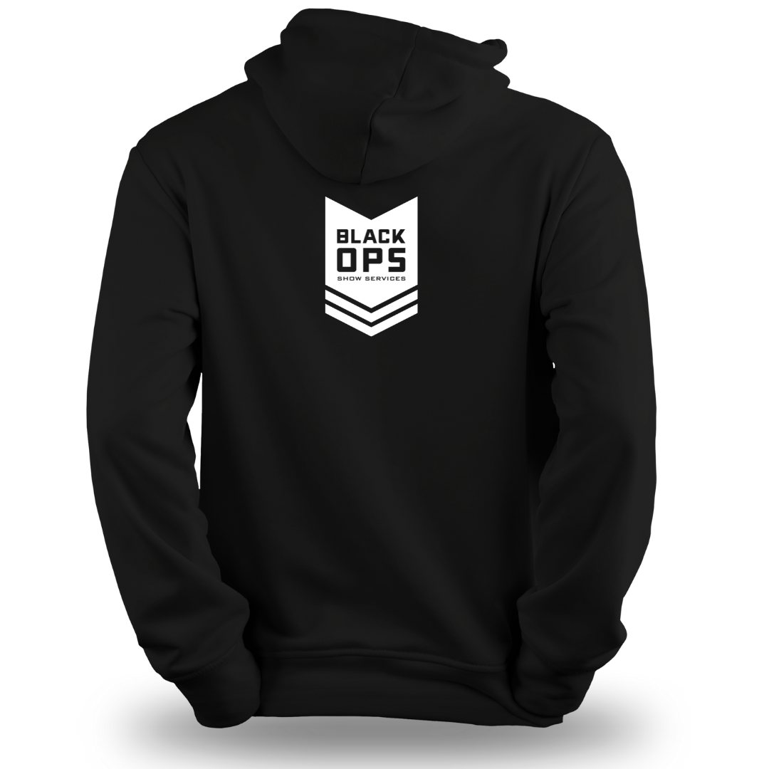 Black OPS Show Services Rank Badge Hoodie